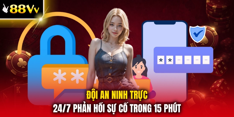 Đội an ninh trực 24/7 phản hồi sự cố trong 15 phút