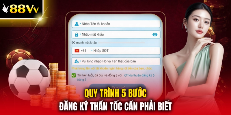 Quy trình 5 bước đăng ký thần tốc cần phải biết