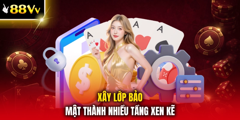 Xây lớp bảo mật thành nhiều tầng xen kẽ